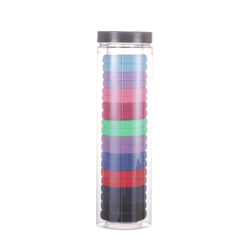 New towel ring, popular macaron color girls' hair tie, high elasticity, no damage to hair, baby hair tie wholesale Item Picture