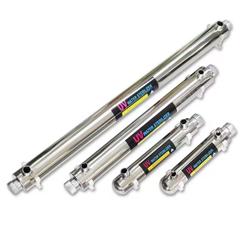 55W过流不锈钢管道式UV紫外线污水消毒杀菌净水器水处理设备Ultraviolet sterilizer