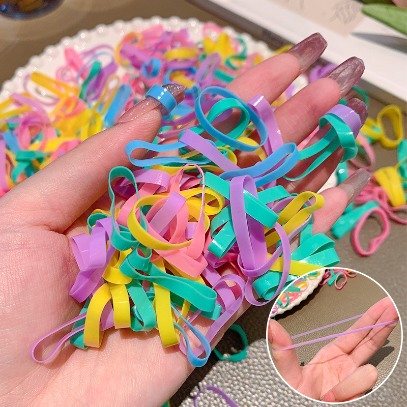 Baby Disposable Rubber Band Baby Cute Hair Not Hurt Small Headband Children's Rubber Band Hair Band Headwear Application Scenario