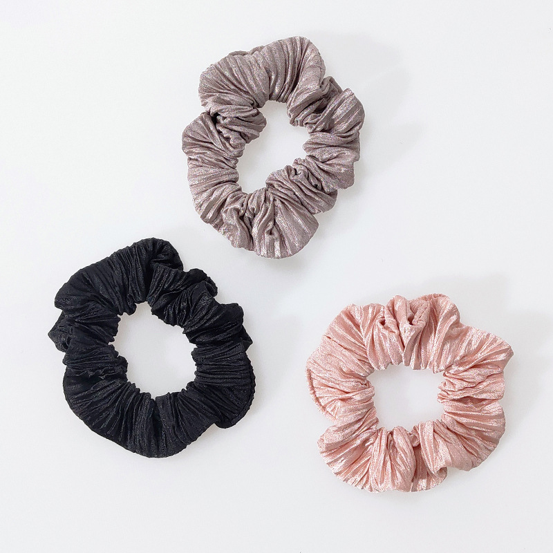 Cross-Border Europe And The United States Style Large Scrunchie Fold Cloth Hair Flower Wholesale Manufacturers Direct Sales details Picture