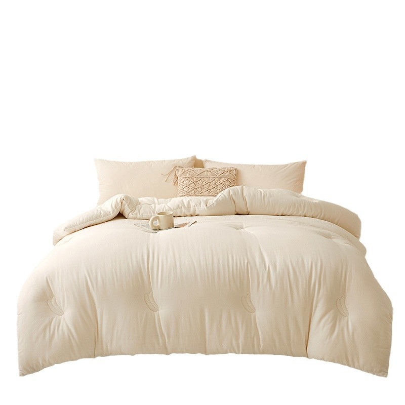Mother-baby grade thickened Class A soybean quilt core pure cotton naked sleeping warm autumn and winter quilt Item Picture