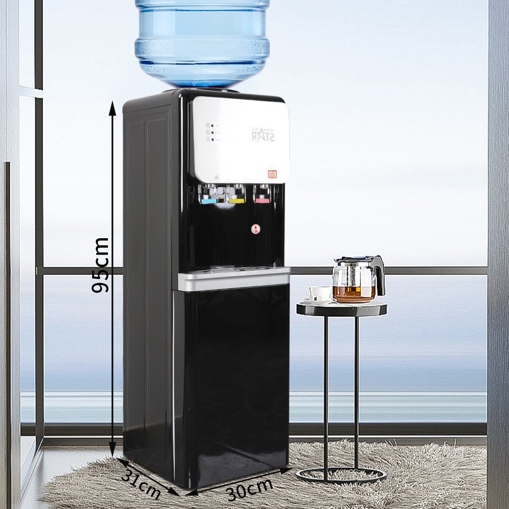 winningstar Cross-border Exclusive hot water, cold water, normal temperature multi-functional 3-head dual-frequency household standing water dispenser details Picture