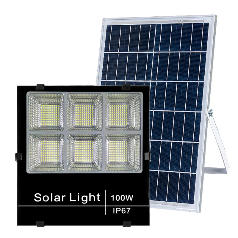 New Cross-Border Solar Floodlight Super Bright Waterproof Street Light Outdoor Garden Light Outdoor Wall Light New Rural Street Light Item Picture