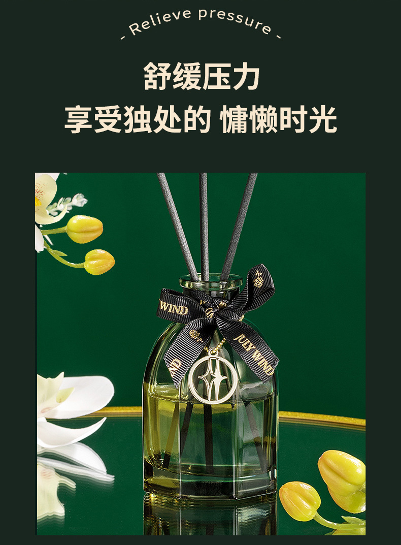 白茶无火香薰精油酒店家用厕所持久散香空气清新剂香氛摆件代发详情9