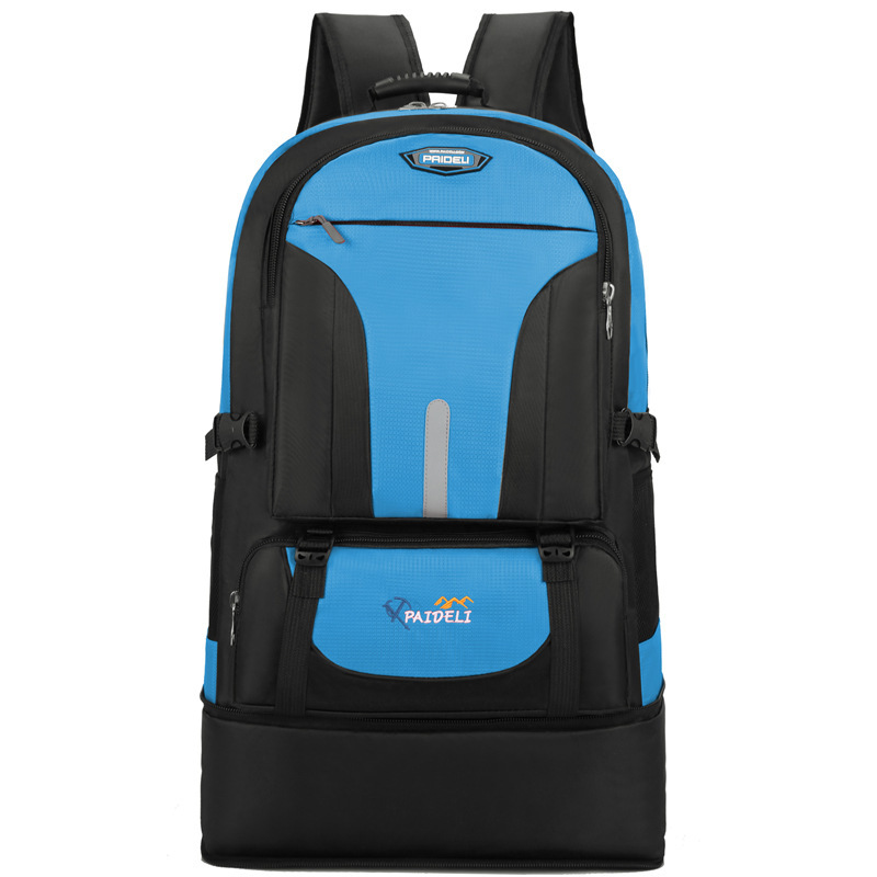 Mochila transfronteriza de gran capacidad simple portátil a prueba de agua mochila de montaña viaje exterior plegable mochila de senderismo Application Scenario
