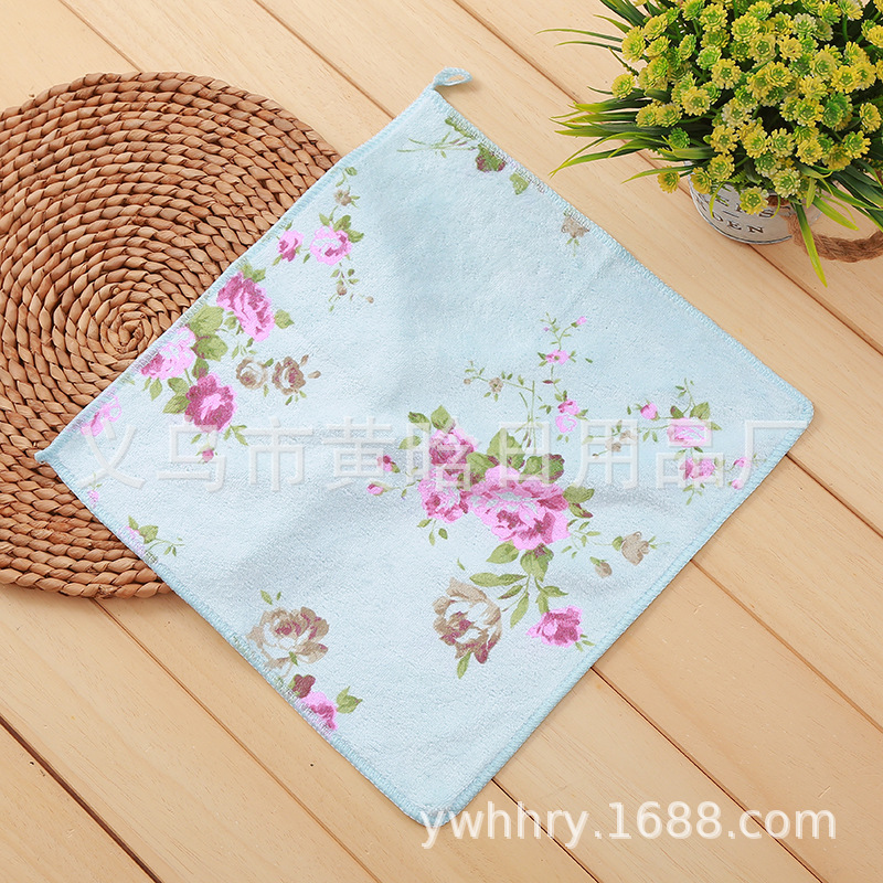【 Chi Jia 】 Heat transfer edge cleaning, kitchen and bathroom cleaning cloth, home life hanging towel, hand towel, hand washing Specification image