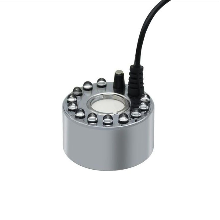 12 Color lights 20MM fog amount ultrasonic atomizer atomizer head rockery bonjing fish tank landscape humidification atomizer details Picture