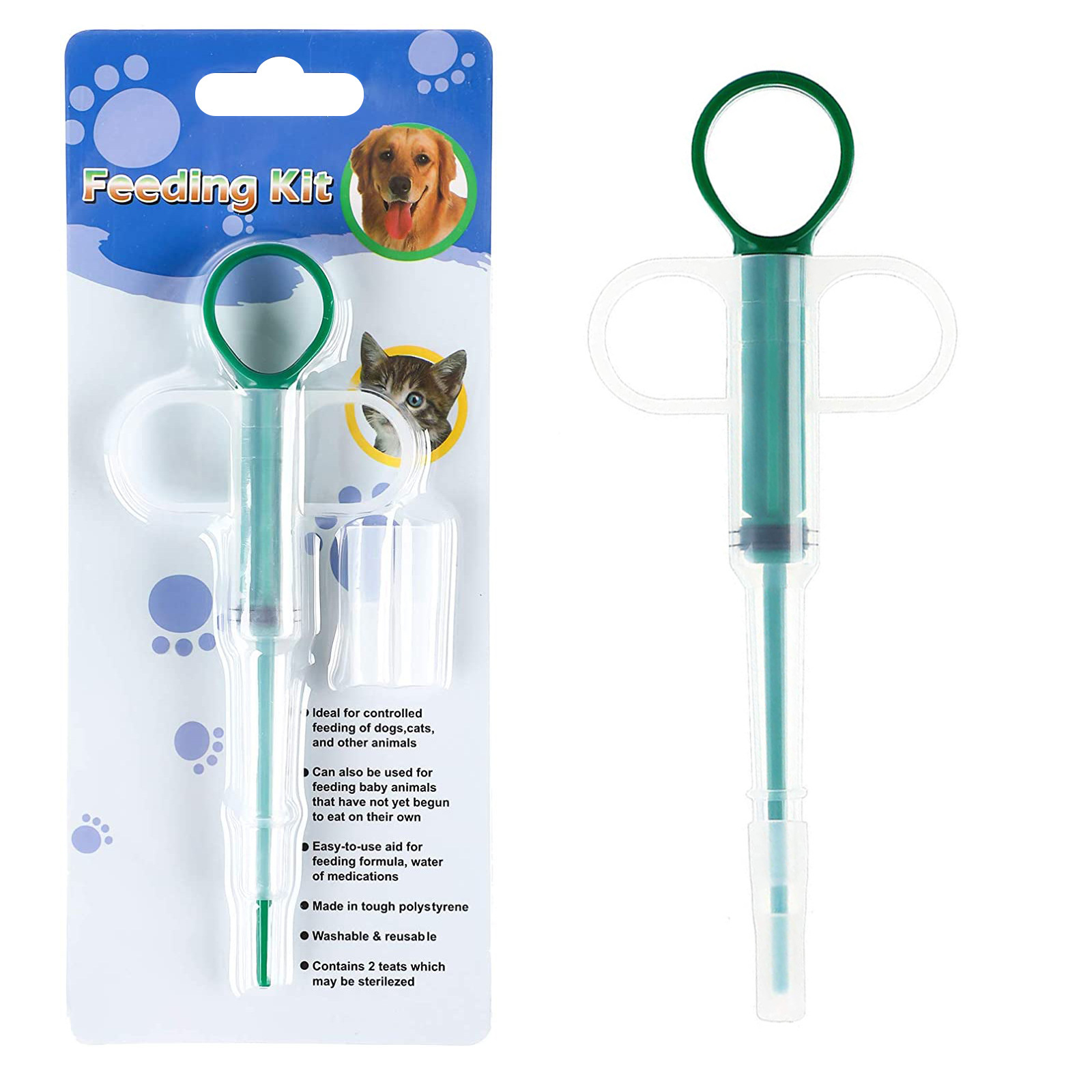 Pet Medicine Feeder Deworming Supplies Can Hold Pills Cats And Dogs General Pet Needle Press Pet Supplies Wholesale Application Scenario