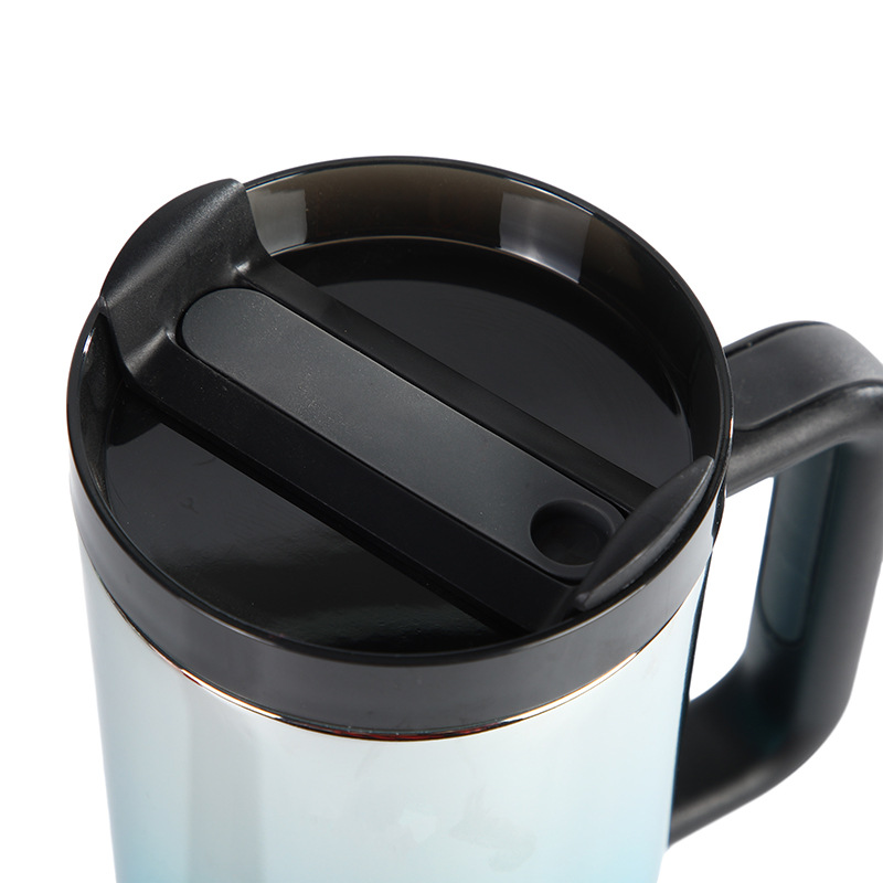 temu segunda generación UV chapado taza de aislamiento de la mano taza de auto taza de aislamiento de acero inoxidable de gran capacidad taza de aislamiento Item Picture
