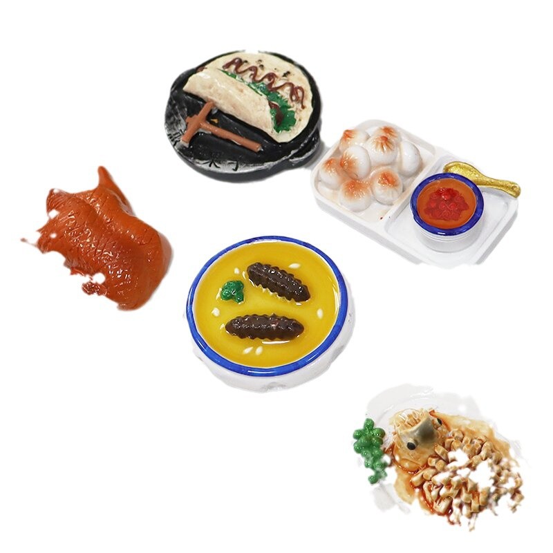 Simulated food, food toys, snacks, delicious kumquat and pear soup, refrigerator stickers, magnetic stickers, refrigerator decoration, magnetic stickers, creative stickers Item Picture