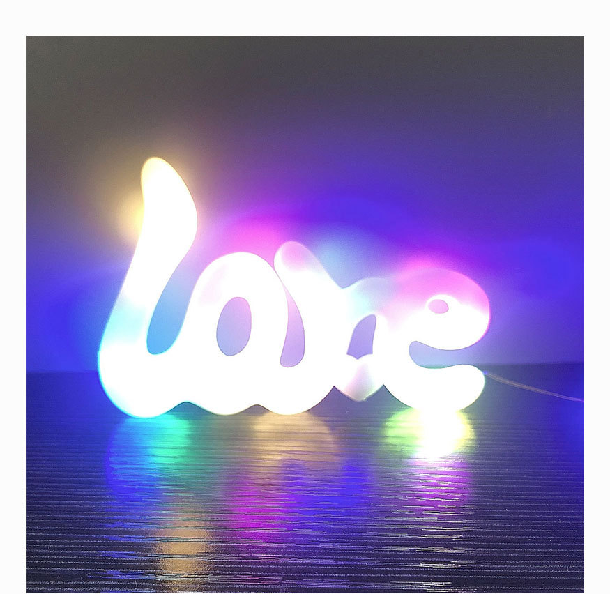 LED装饰灯串LOVE字母灯蛋糕鲜花礼盒装饰表白灯铜线灯详情图3