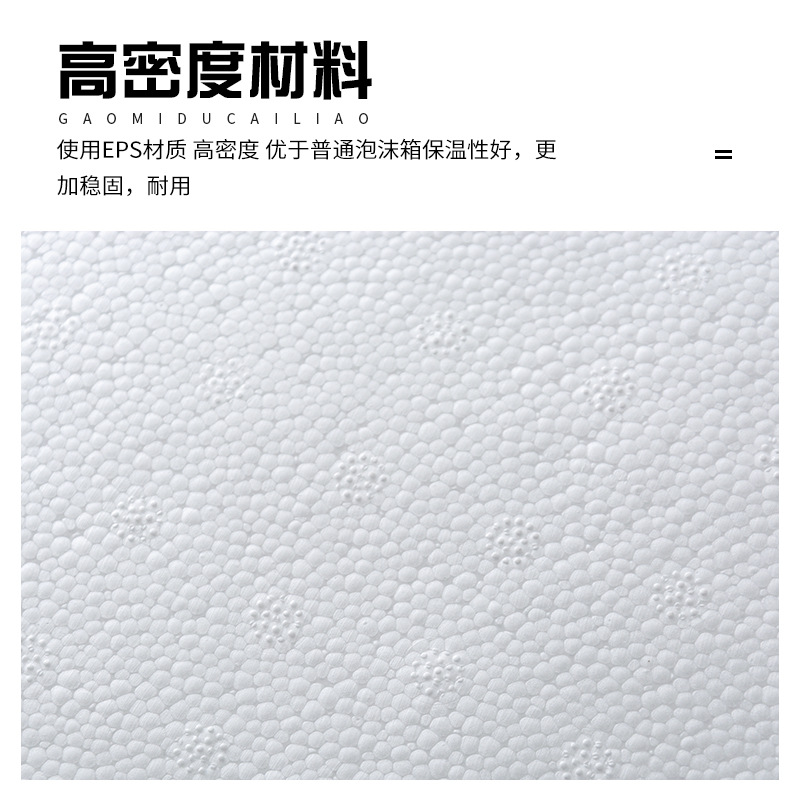 Postal foam boxes, insulated boxes, thickened No. 3 and No. 4 large packaging boxes for fresh vegetables, refrigerated products, e-commerce and express delivery Specification image