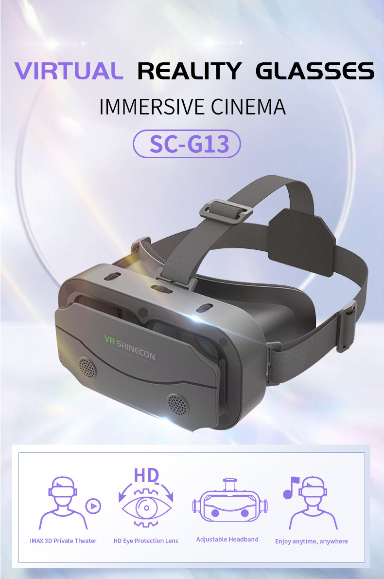 VRSHINECON千幻魔镜虚拟现实vr眼镜 手机电影游戏3d数码眼镜vr pic 17