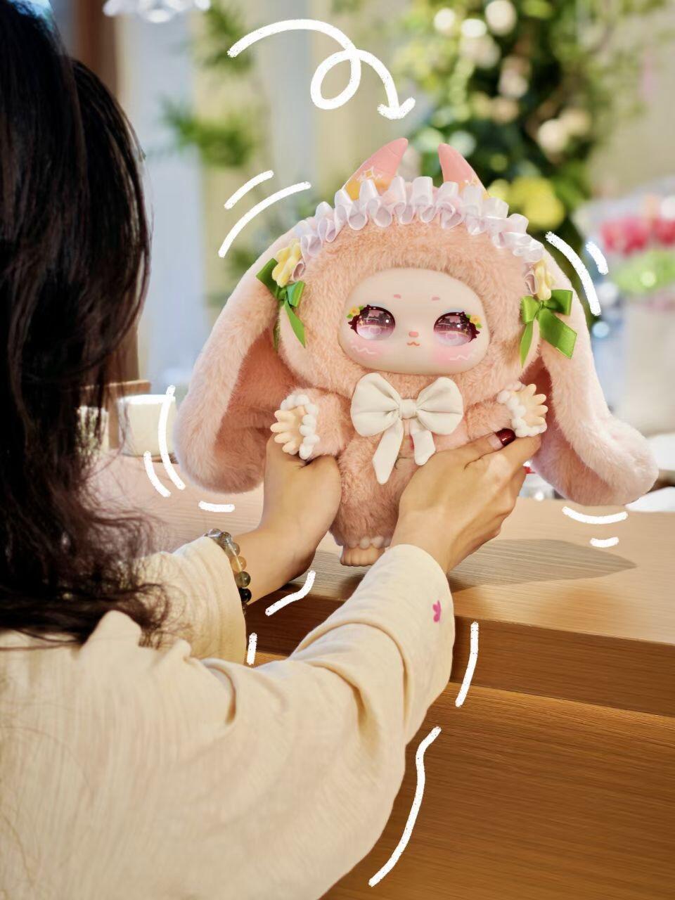 店铺热卖】babythree娃三岁莎玛莉迷雾花园400大体毛绒盲盒公仔详情9