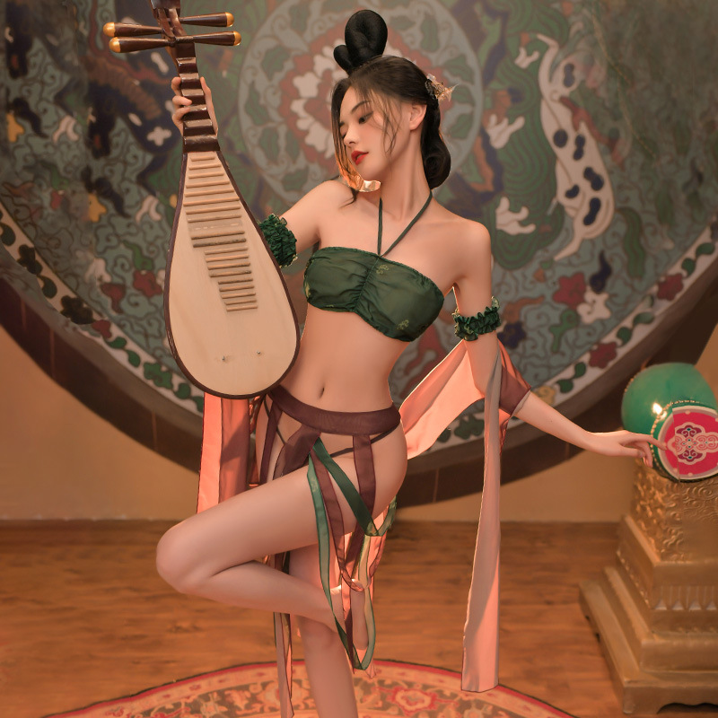 New sexy underwear western style Dunhuang style ancient style Hanfu sexy uniform full figure