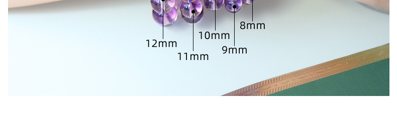 雁唐紫水晶手链女全净体收藏级乌拉圭紫晶天然水晶手串工艺品礼品详情19