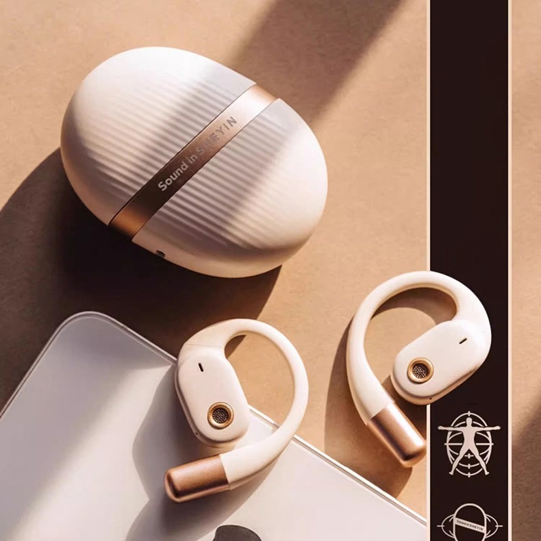 威臻记忆耳挂蓝牙耳机双声道IPX5级运动防水运动不移位久戴不胀痛