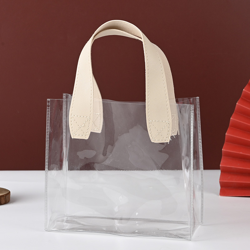In-stock Mid-Autumn Festival gift bags, transparent PVC handbags, ins gift and souvenir bags, wedding candy packaging bags, gift bags details Picture