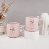 Factory mugs, high appearance level, large capacity, high coffee cups, household ceramic water cups, gift wholesale, creative cups, simple Specification image