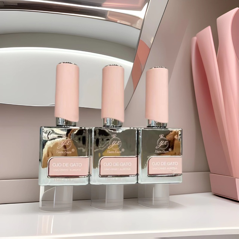 The cross-border nude nail polish gel, in a trendy red color, is a summer ice-clear nail polish gel specially designed for light therapy nail salons Specification image