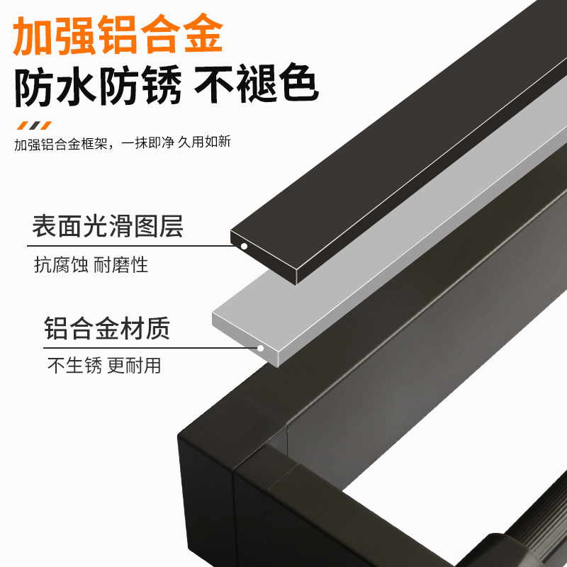 Wardrobe telescopic trouser rack, built-in trouser pull for wardrobe, balcony telescopic and pull-out hidden trouser rack, hardware accessories, clothes hanger details Picture