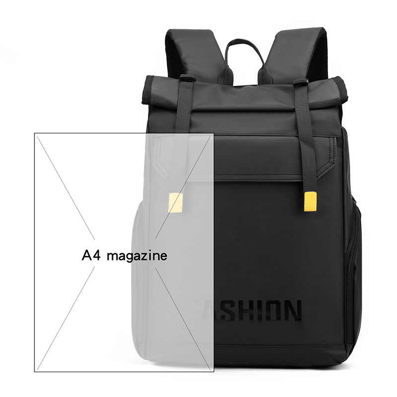 Wholesale of cross-border business travel men's backpacks, large-capacity rolled-up travel bags, waterproof casual commuting outdoor bags Specification image