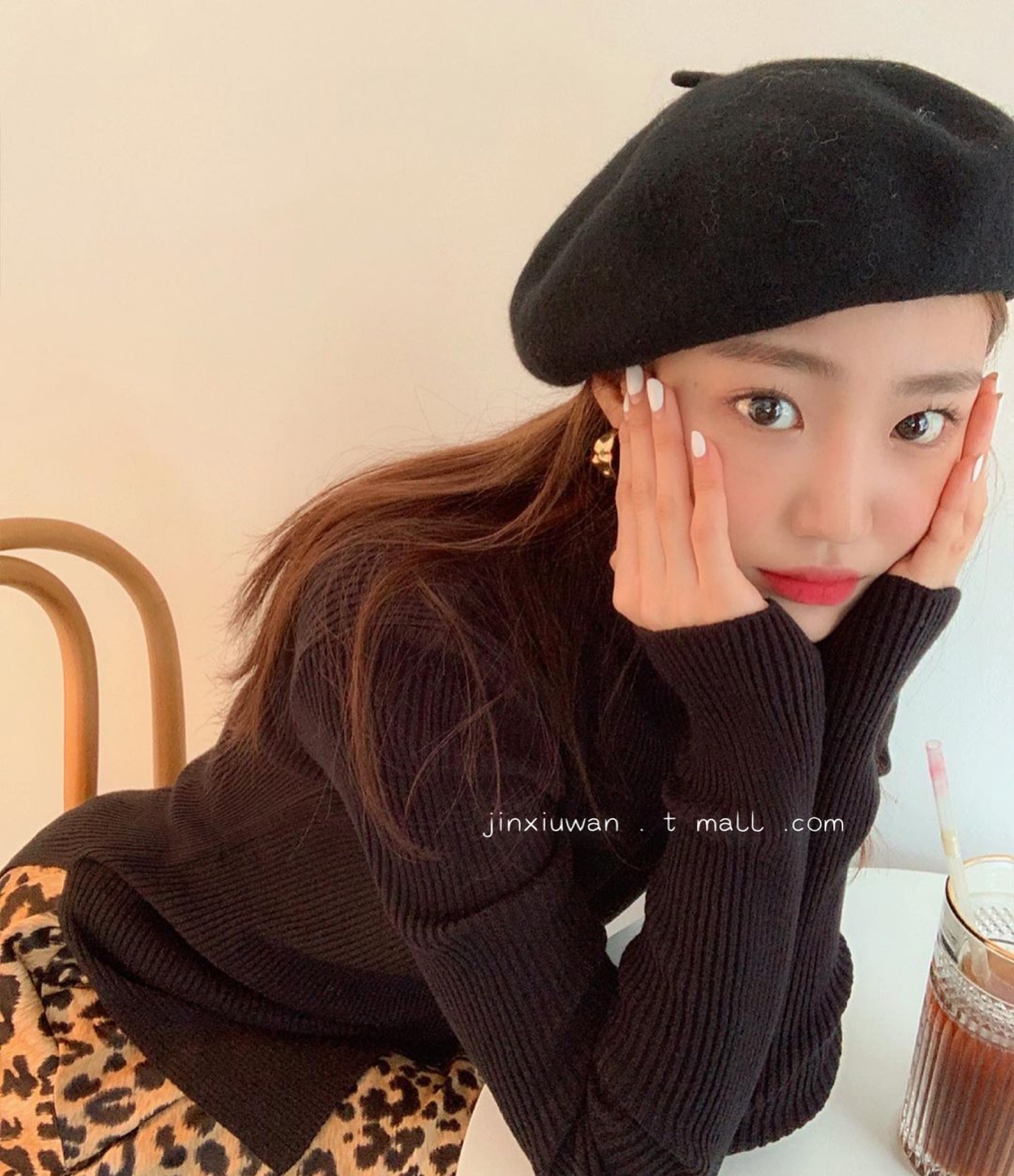 贝雷帽女秋冬细节图