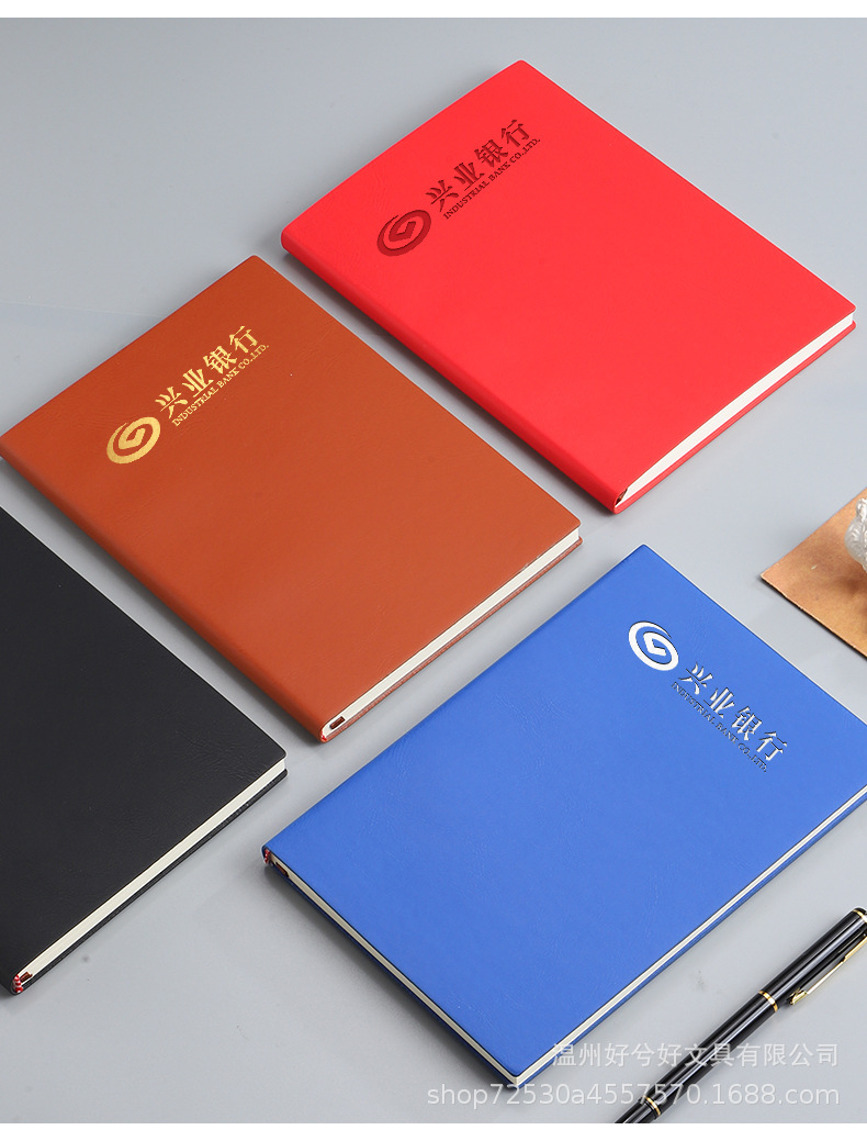 A5 Notebook Soft Leather Business Simple Calfskin Soft Notepad Multi-Color Wholesale Can Be Customized Logo Application Scenario
