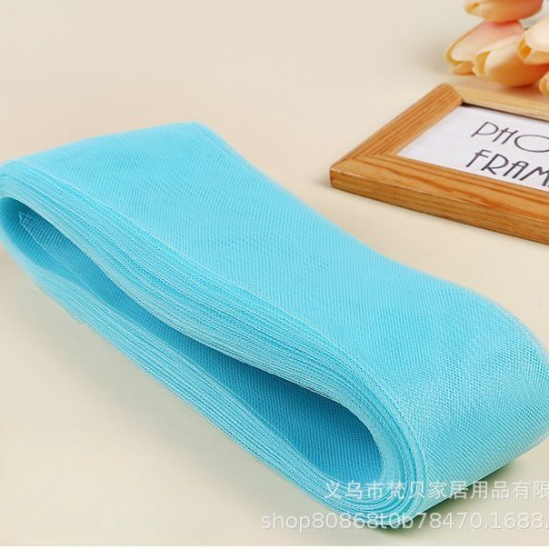 8 cm solid color skirt brace boneless soft yarn flat elastic mesh mesh with Hanfu wedding dress skirt brace petticoat extension brace Application Scenario