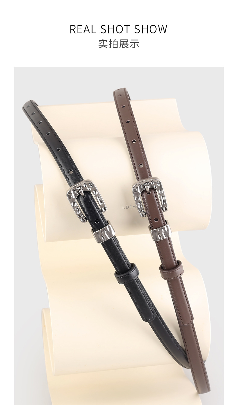 真皮女款细皮带新款韩版小众设计时尚收腰配牛仔裤百搭腰带女现货详情13