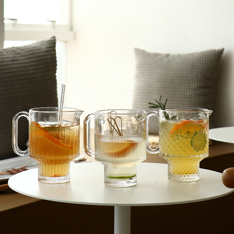 New stackable fruit tea cups, milk tea cups, glass hot tea and juice cups, and dining cups from Instagram influencers Application Scenario