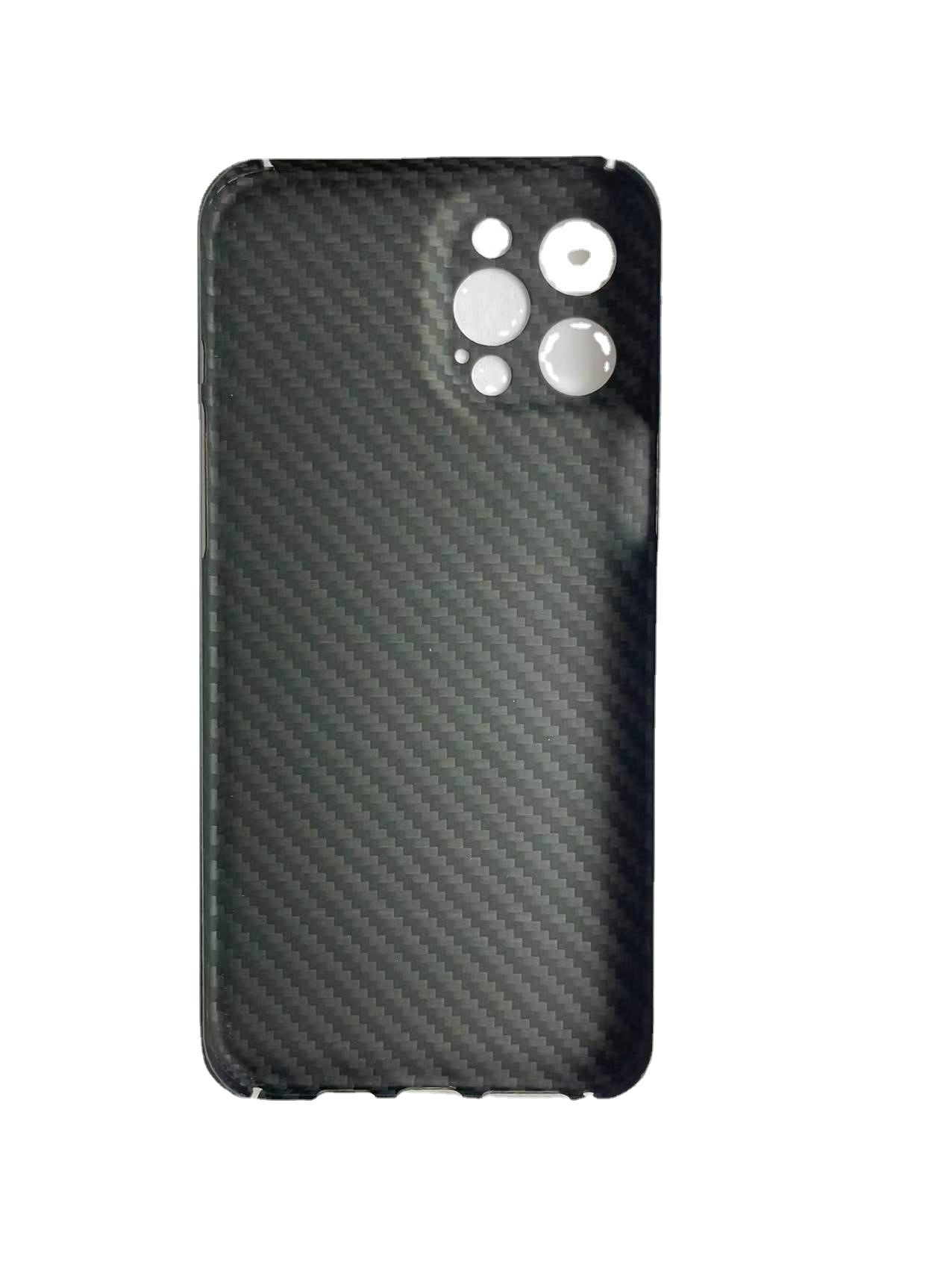 For Apple 14 Pro Max carbon fiber phone case Kevlar phone case thin factory direct supply Item Picture