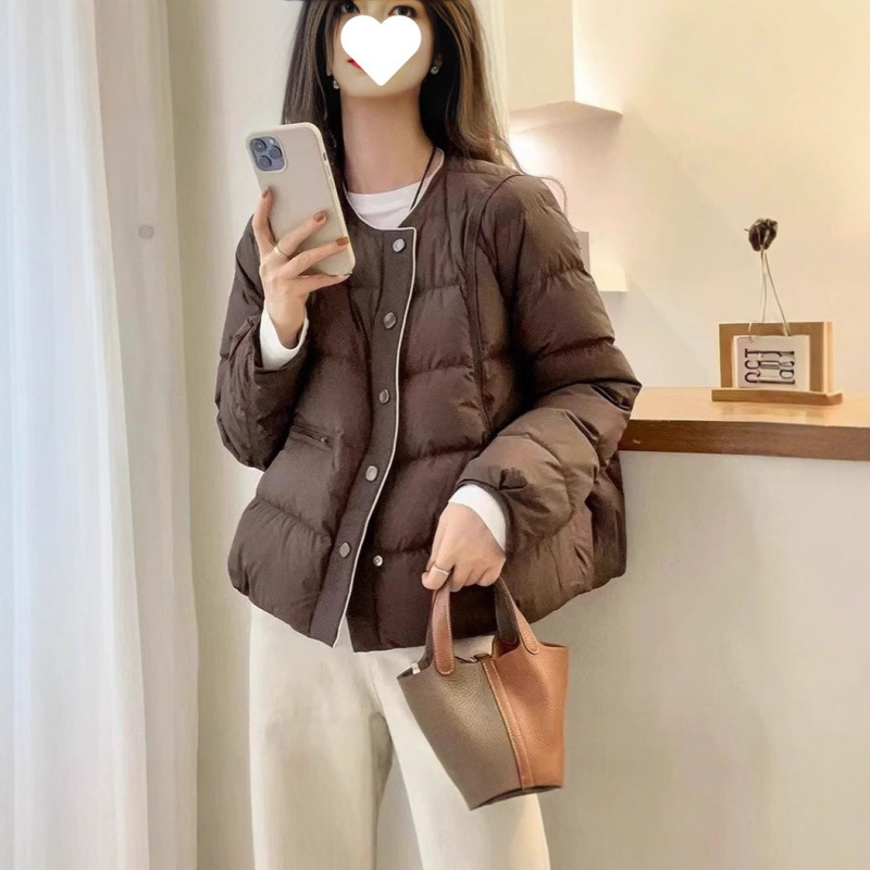 羽绒服/羽绒服女短款韩版/羽绒服长款女/排骨羽绒服/大牌羽绒服细节图
