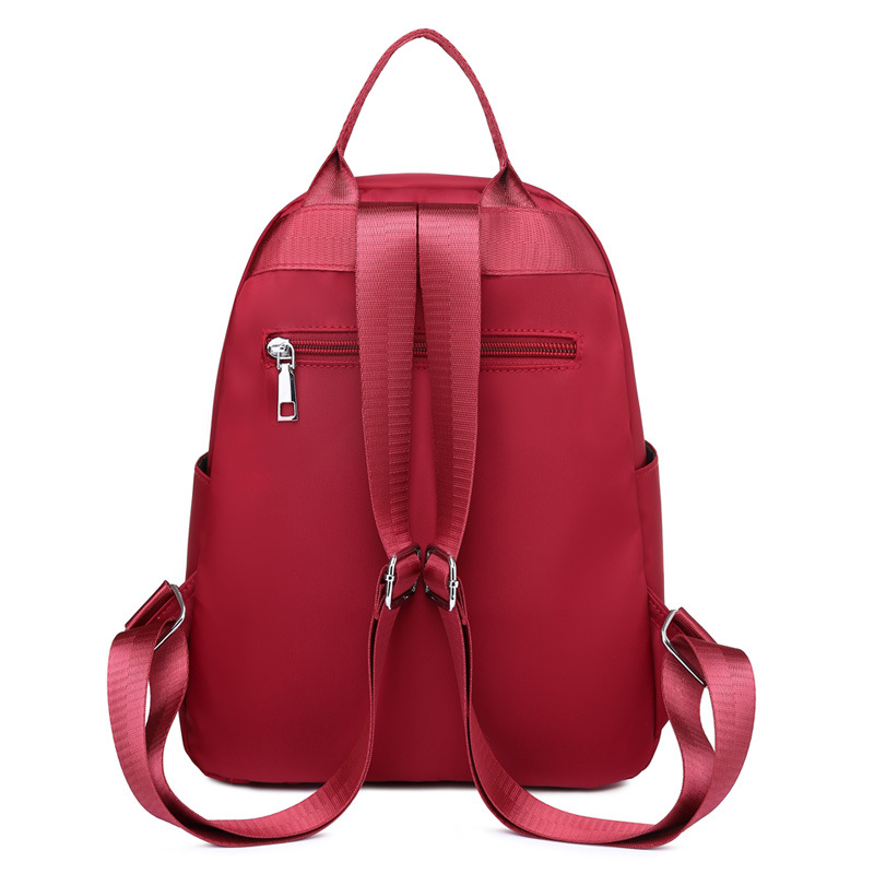 New Oxford cloth large-capacity backpack, fresh and simple, female student backpack, water-resistant multi-compartment schoolbag wholesale Application Scenario