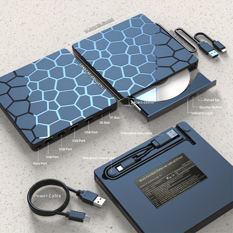 Multi-functional optical drive, external optical drive, stone-patterned optical drive, usb optical drive, ultra-thin DVD optical drive, burner, multi-functional engraving Application Scenario
