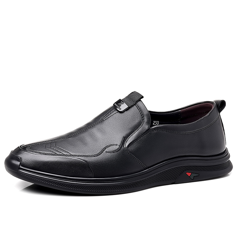 男休闲皮鞋/布洛克/arm开发版/库存/女童靴白底实物图