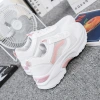 The new Spring/Summer 2022 fashion style of white sneakers, fresh and casual, round-toed sports shoes, lightweight flat women's shoes Specification image