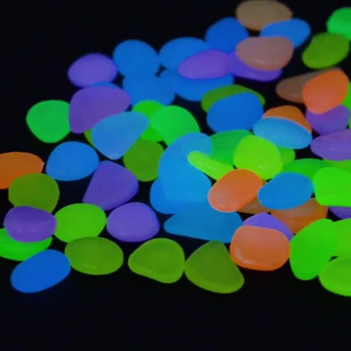 100 glow-in-the-dark stones