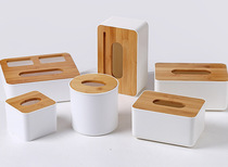Tissue box in living room bathroom