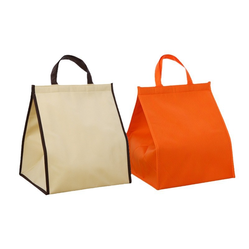 Customized thickened aluminum foil insulated tote bags for barbecue and fresh cakes with large capacity and film coating Item Picture
