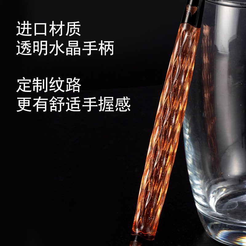 A Hair Generation Adult Crystal Handle Wide Head Fiber Dense Soft Hair Family Set For Male And Female Couples Toothbrush Application Scenario