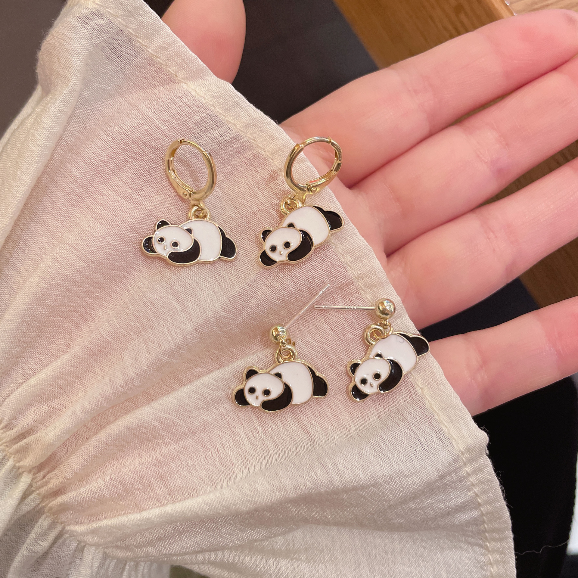 耳饰头花/饰品耳坠/耳夹/diy配件/耳夹滴油产品图