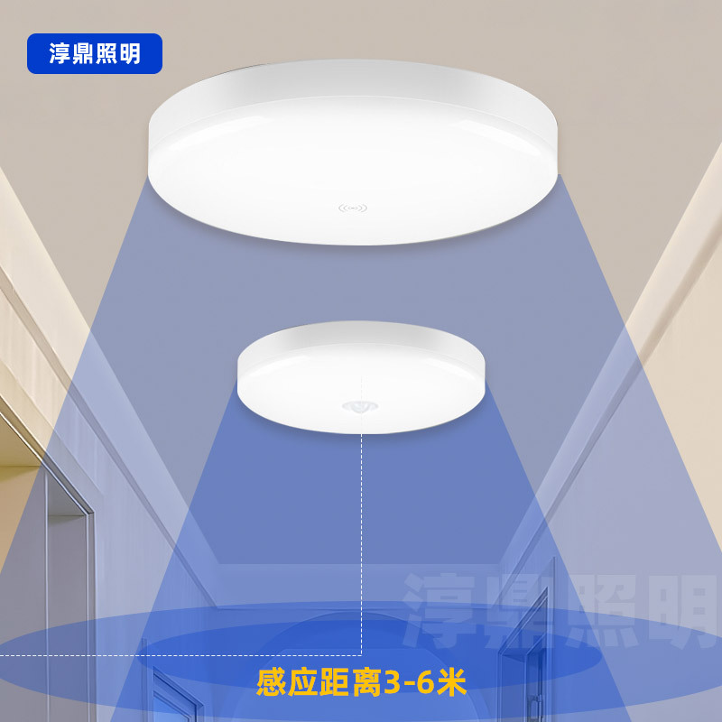 Induction LED radar induction ceiling light, corridor staircase intelligent ceiling light, human voice control induction ceiling light Application Scenario