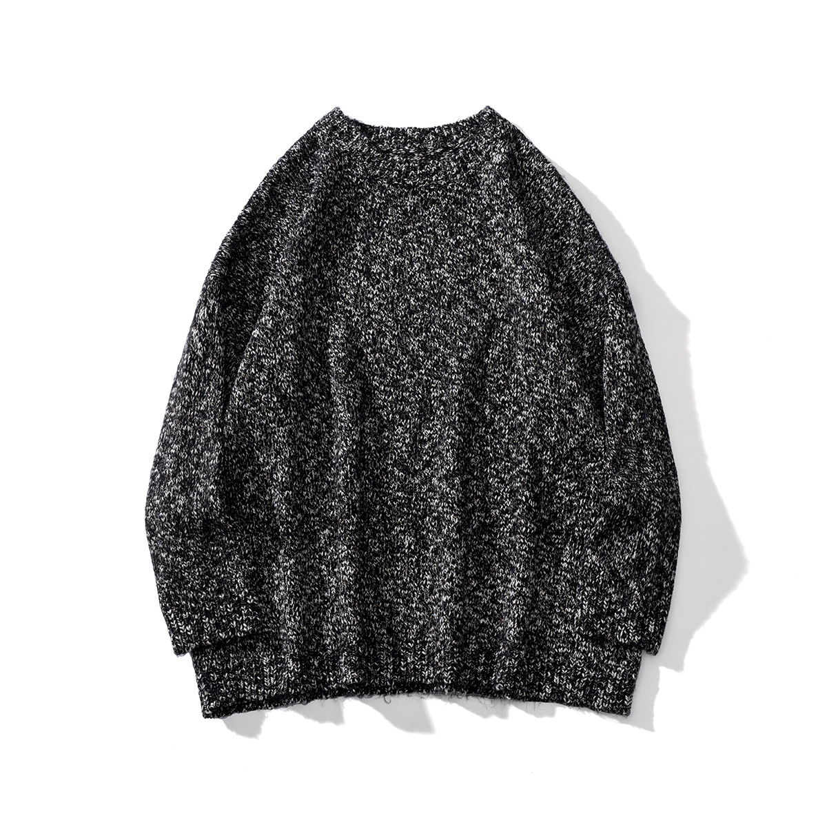 TIDE CARD LOG Autumn/Winter new thickened round neck base knitted gold thread woven couple sweater trend Application Scenario