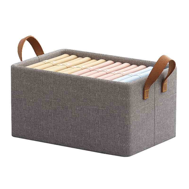 Home wardrobe cationic storage box, drawer-type large-capacity foldable, hand-held storage box for clothes and jeans Item Picture