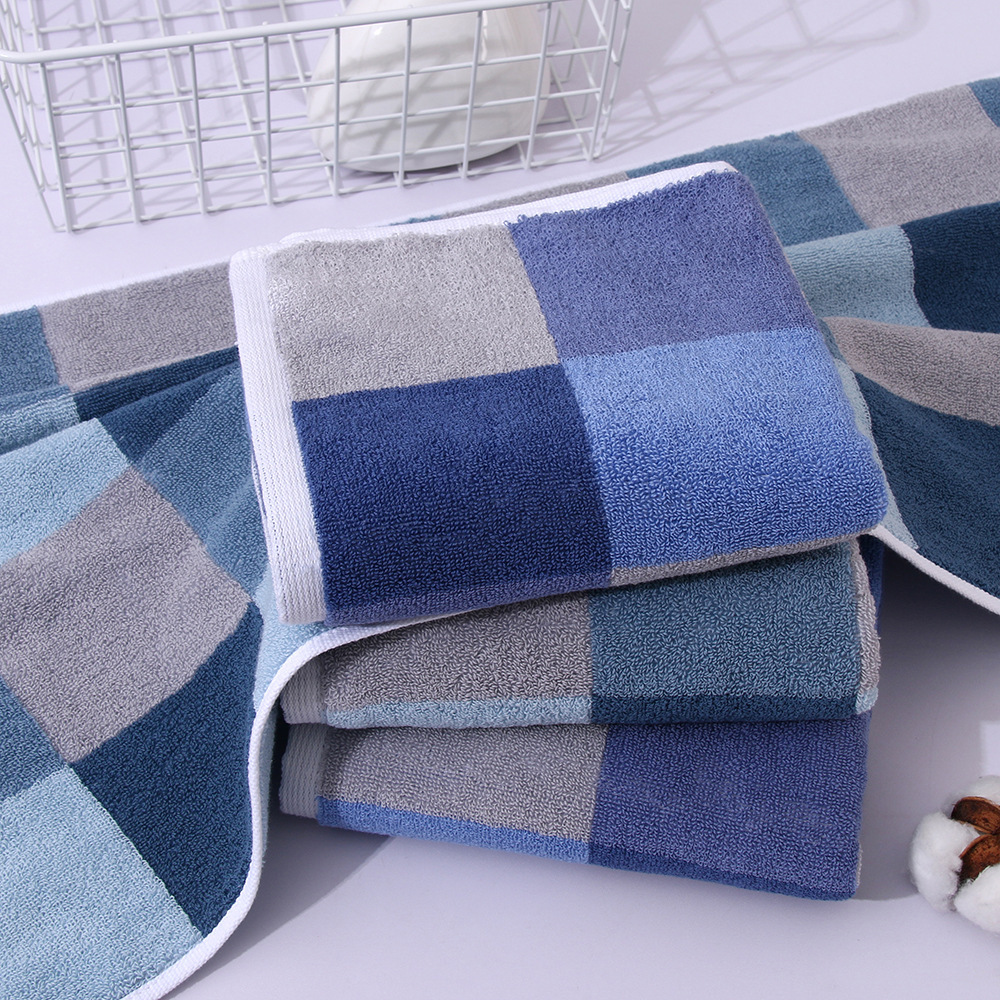 Towel Pure Cotton Wholesale Jacquard Manufacturing Thickened Absorbent Soft Adult Face Towel Household Towel Cotton Wholesale Specification drawing