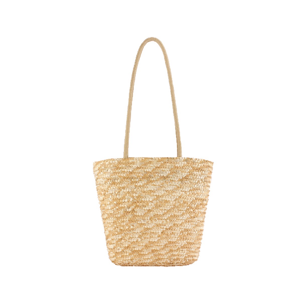 National trend straw bag, large-capacity straw woven bag, seaside vacation bag, hand-woven summer beach high-end straw bag Item Picture