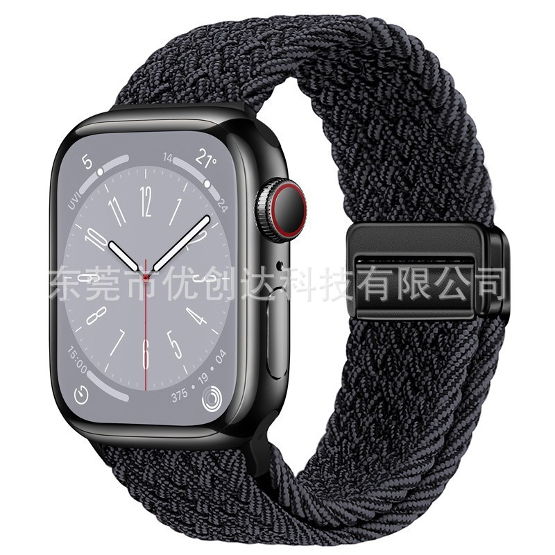 Применим нейлоновый пояс магнитного сопряжения для apple apple applewatchS10 с магнитной пряжкой для сопряжения нейлона 9876 с 3 звёздным поясом 20/22 pic 14