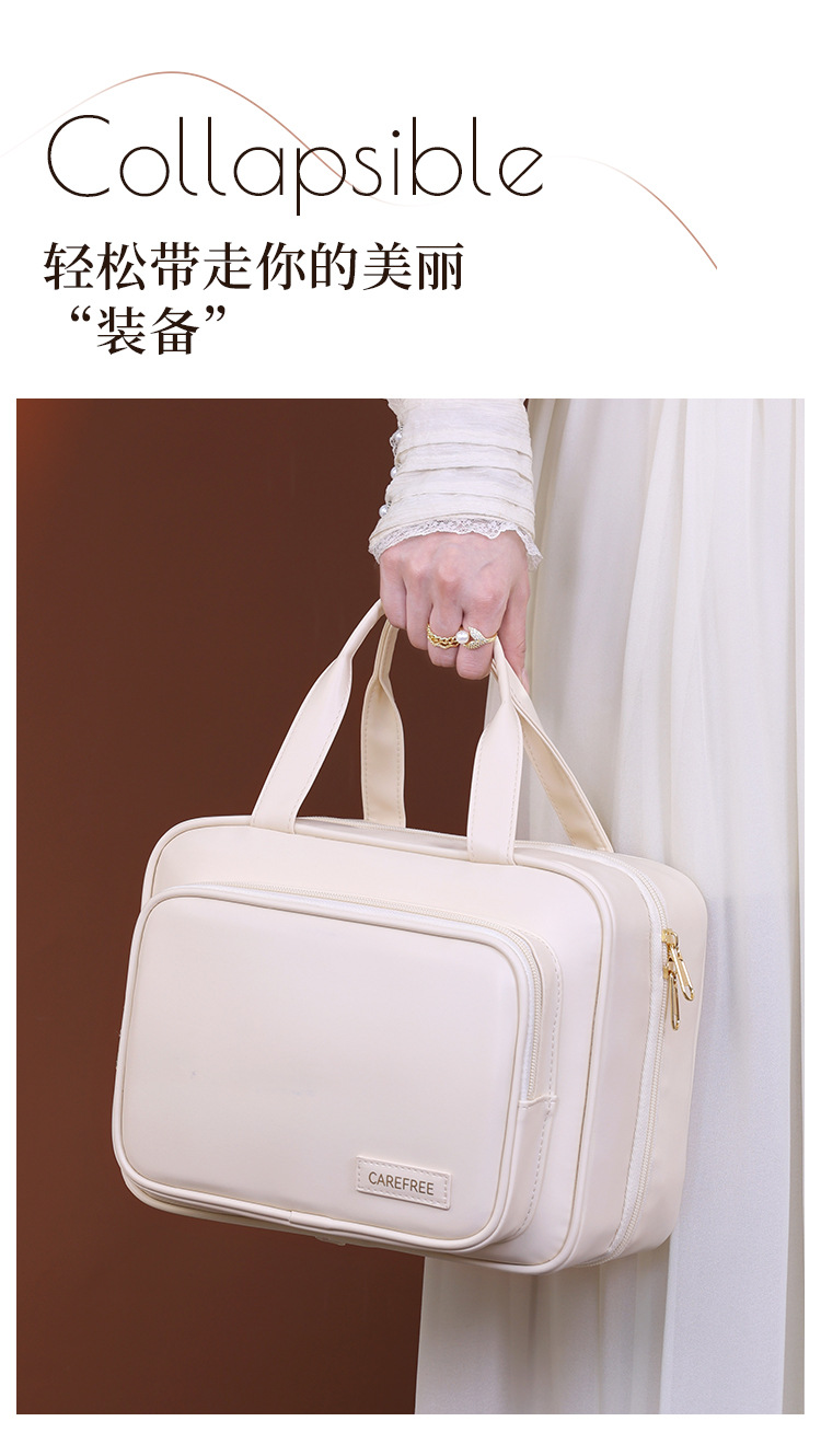 跨境新品多层挂式透明防水化妆包便携高端旅行大容量详情3
