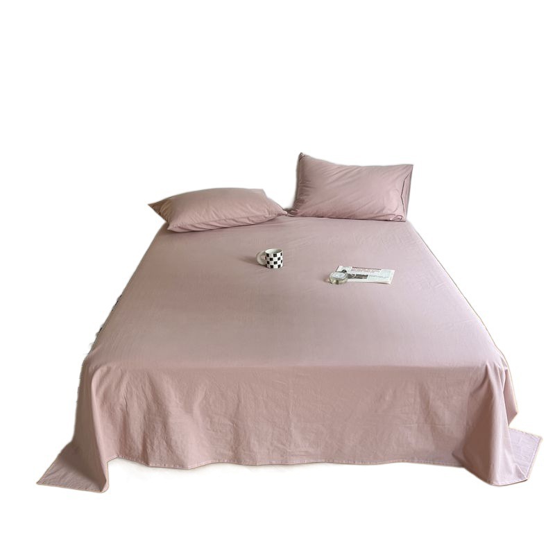 Single-piece bed sheet wind, four-season brushed thickened, single and double dormitory supplies, source factory, one-piece wholesale factory, wholesale Item Picture